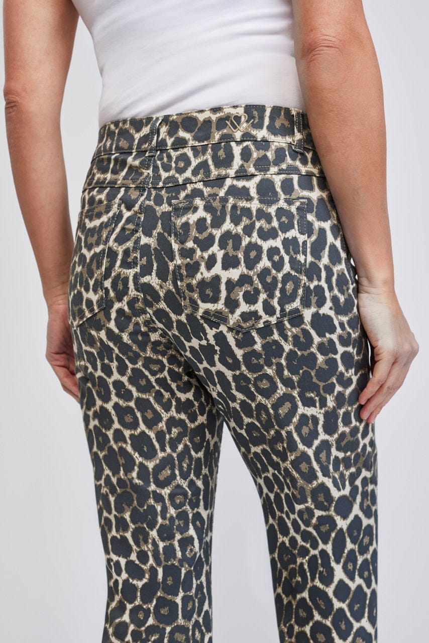 Sapatos Bukser Relaxed Straight Ankle | Leo print