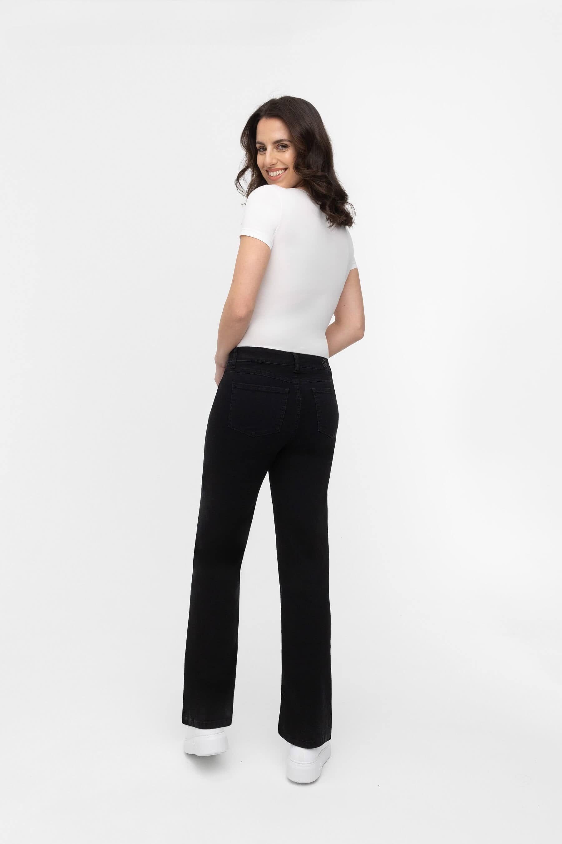 Sapatos Bukser Relaxed Straight | Black Rinse