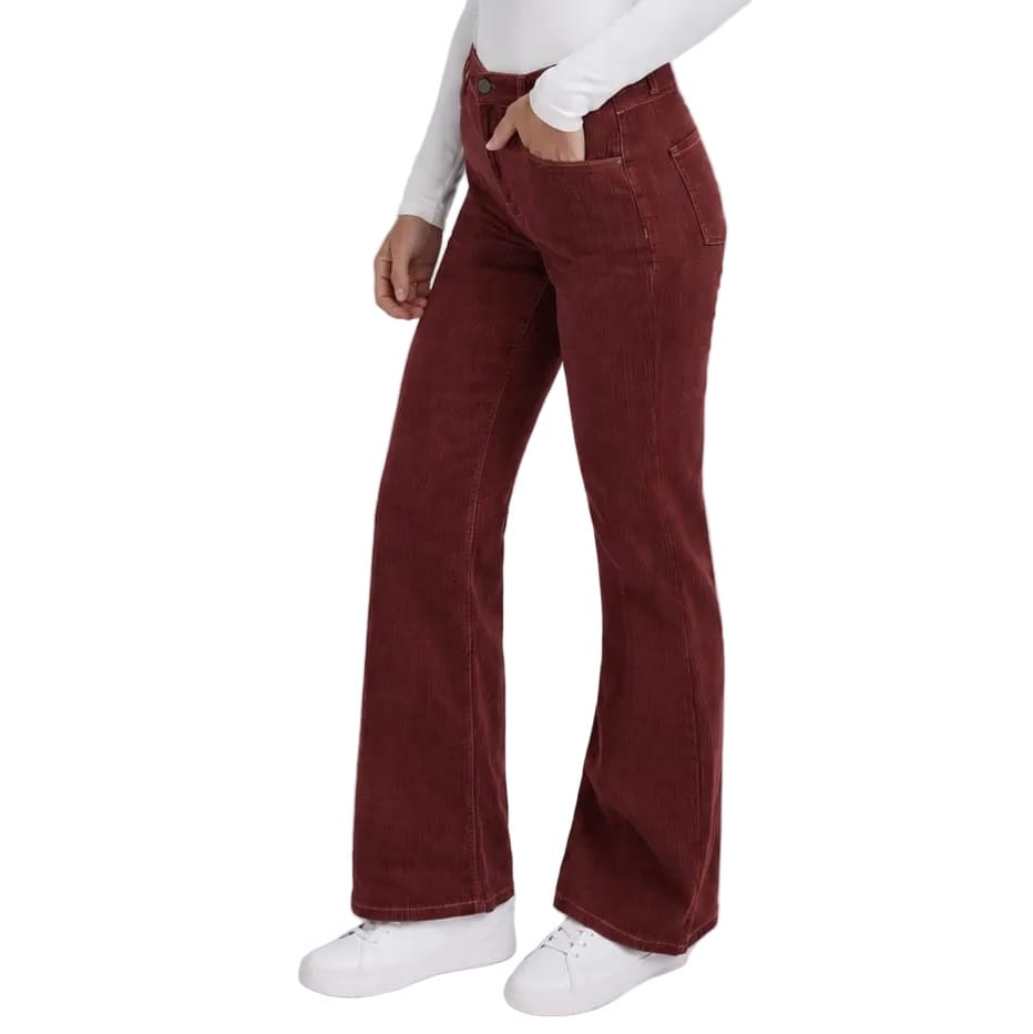 Sapatos Bukser Relaxed wide jeans | Burgunder