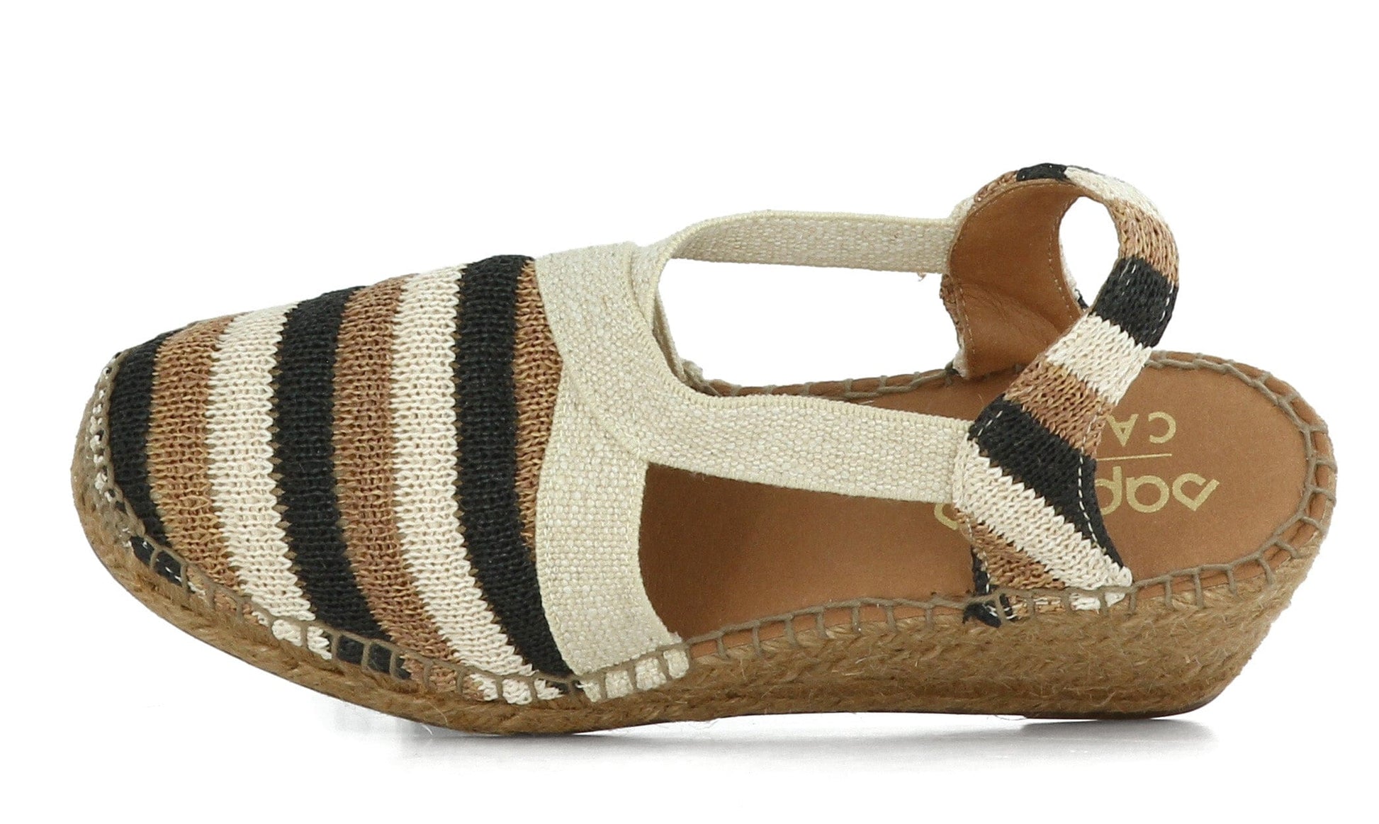 Sapatos Espadrillos Gaia espadrillos | Brun striper