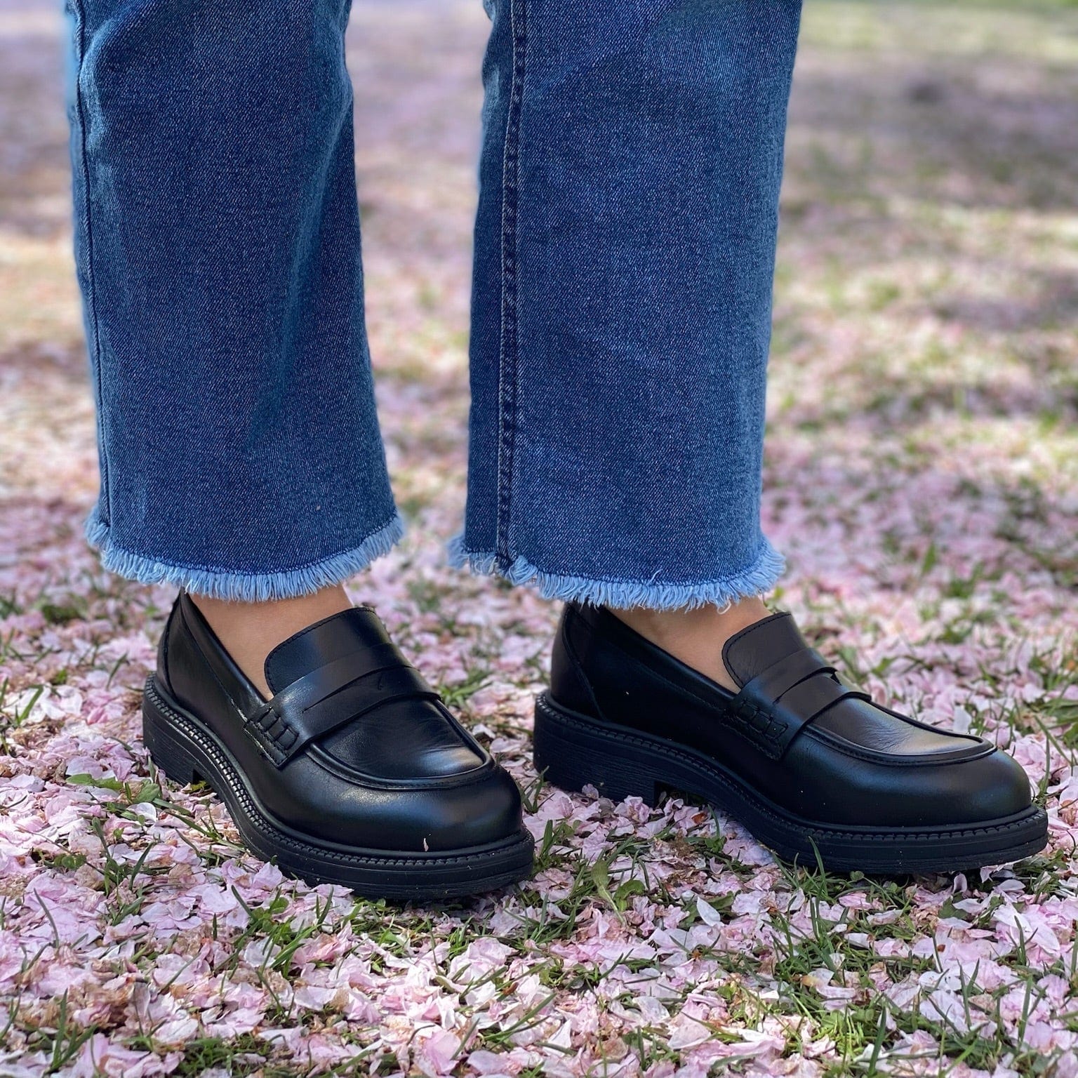 Sapatos Mokkasiner Alfa mokkasin | Sort