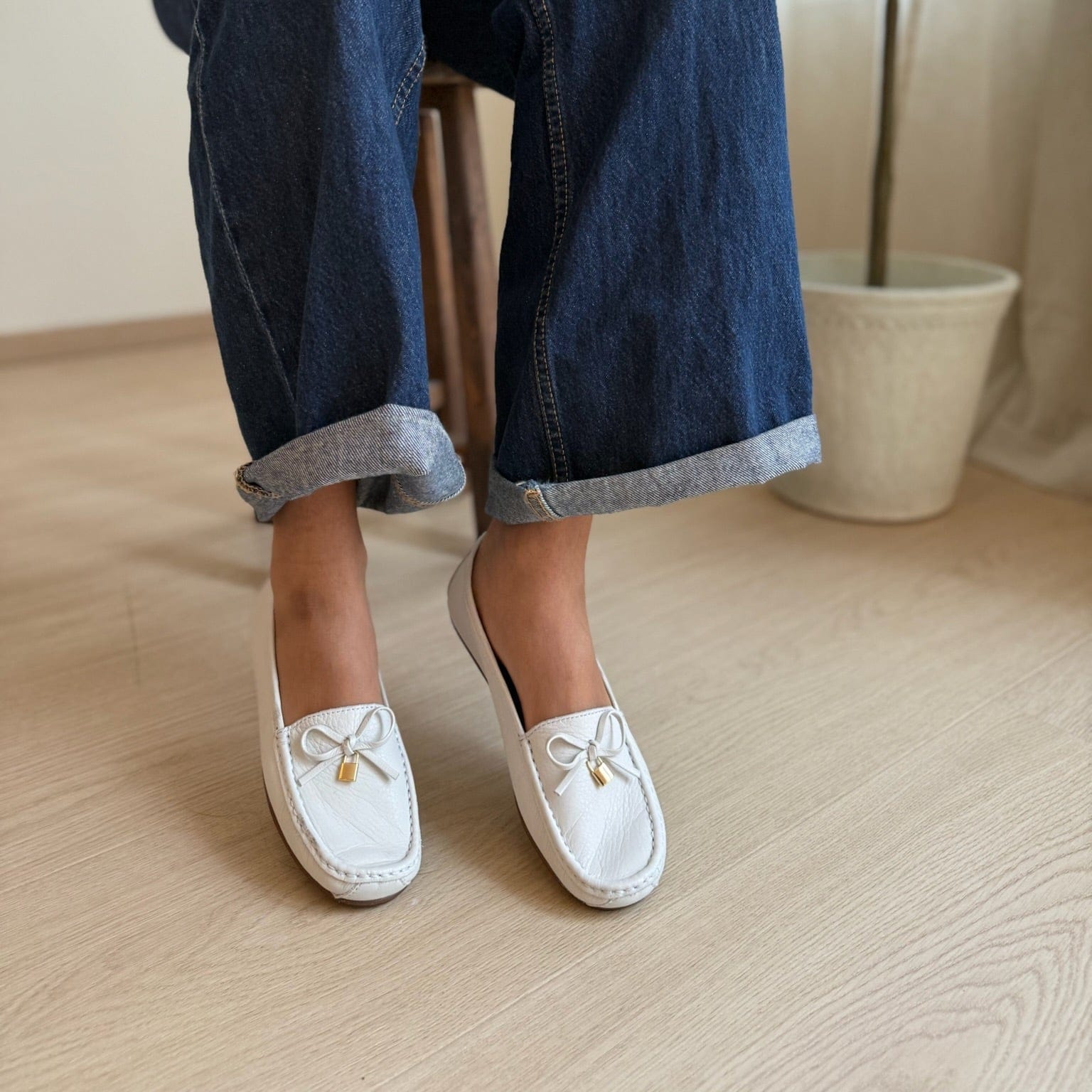 Sapatos Mokkasiner Ally 2 mokkasin | Hvit