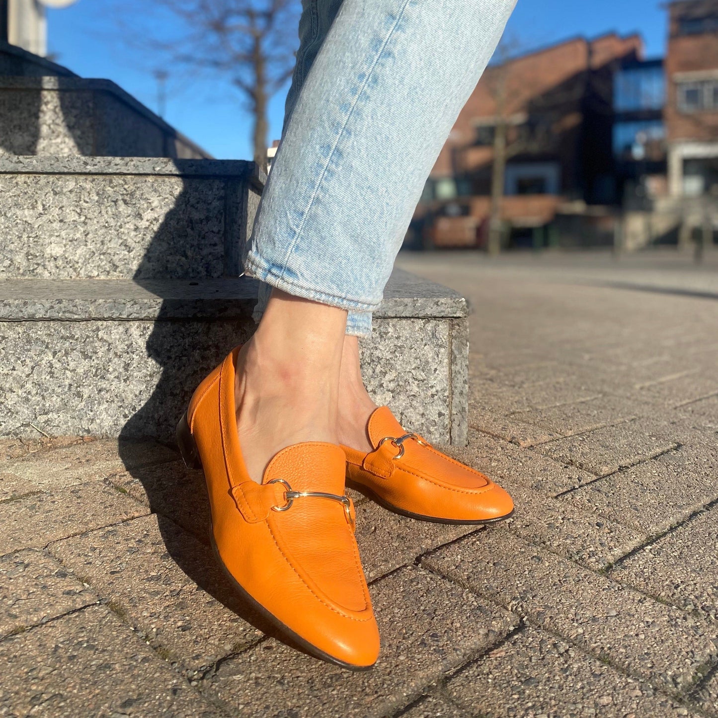 Sapatos Mokkasiner Amber mokkasin Orange