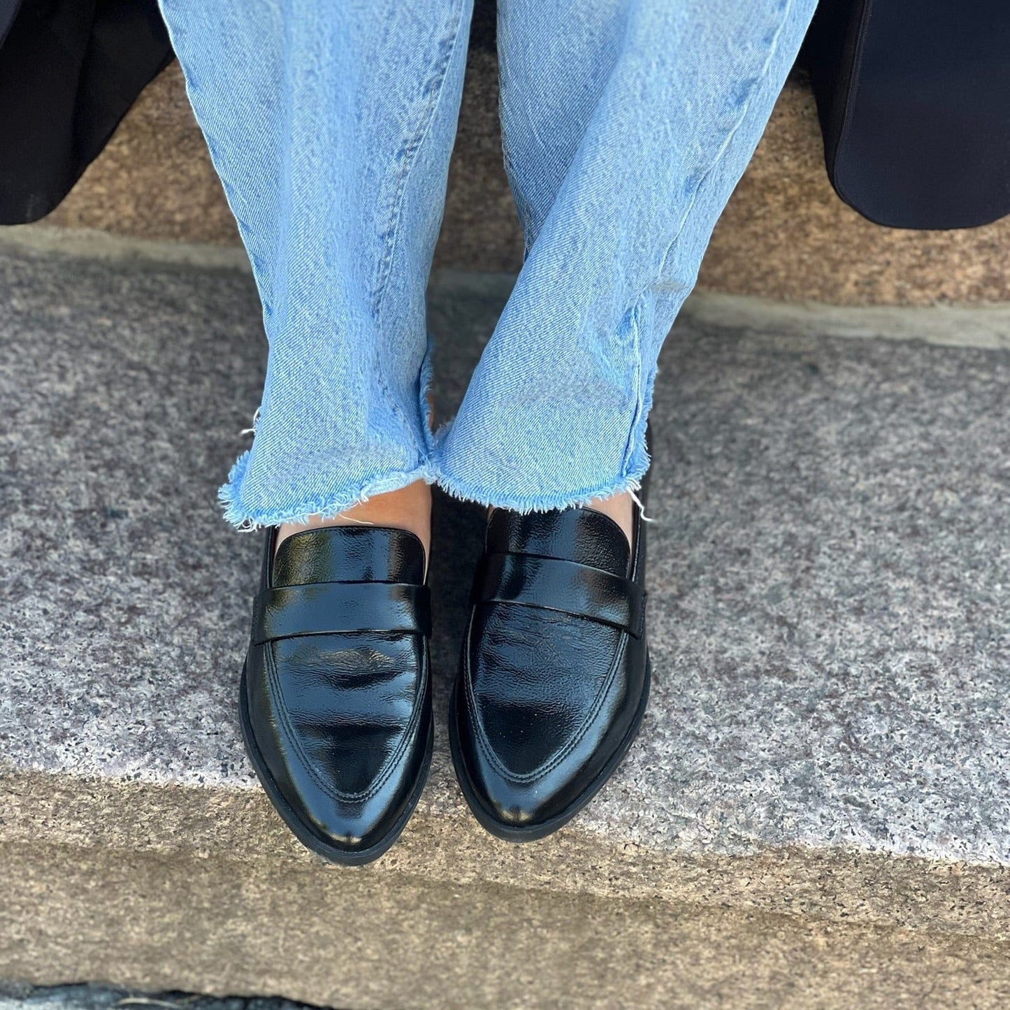 Sapatos Mokkasiner Christel mokkasin | Sort lakk