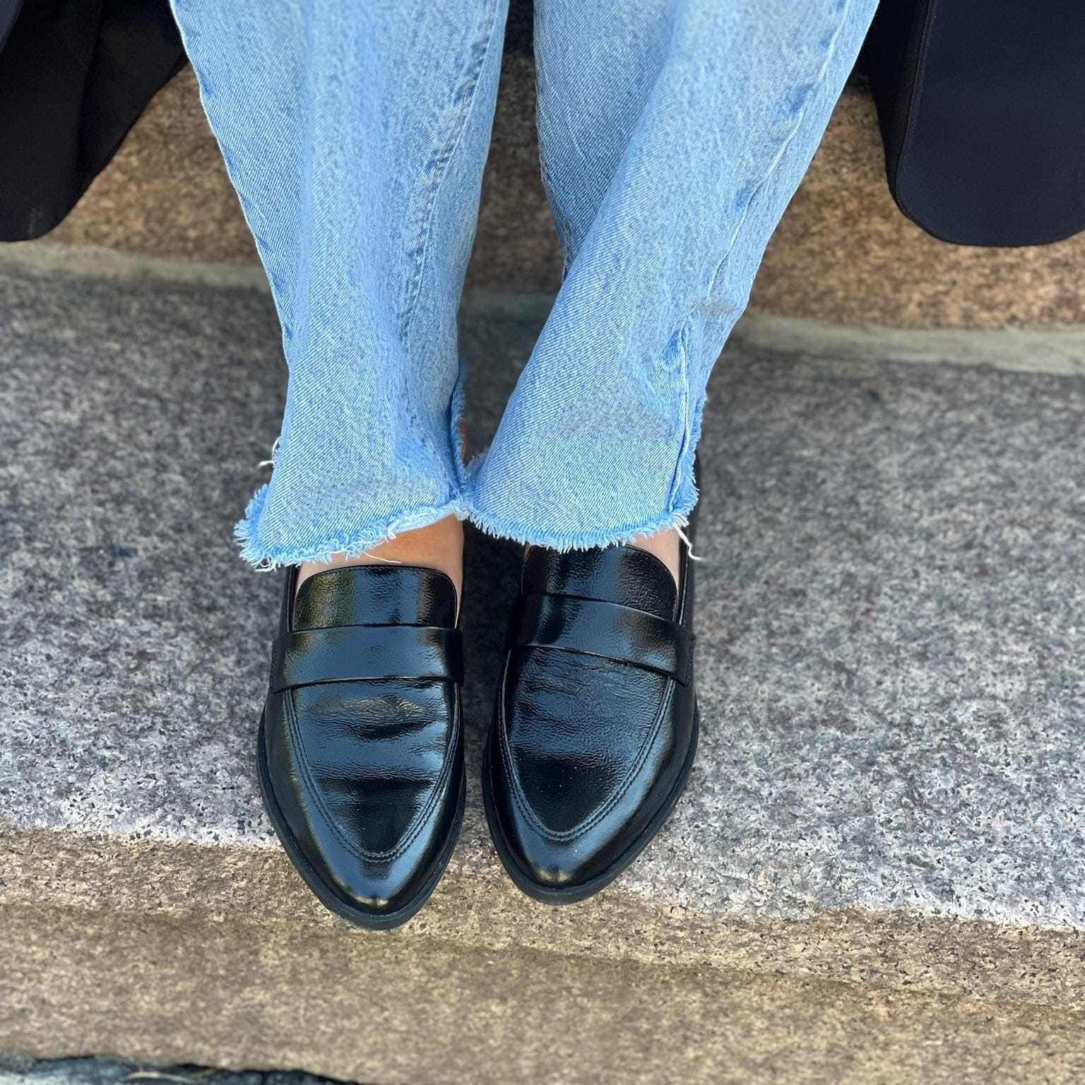 Sapatos Mokkasiner Christel mokkasin | Sort lakk