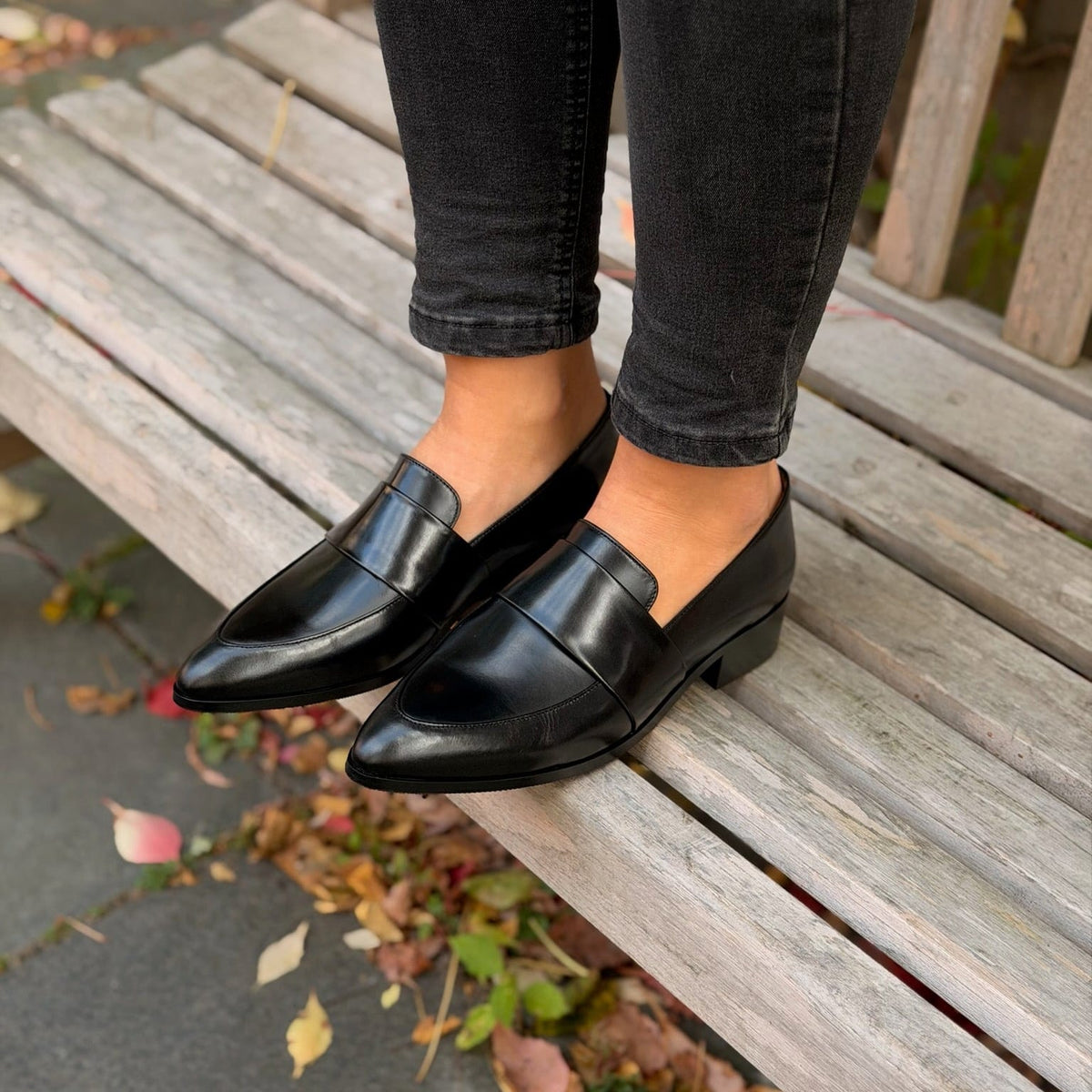 Sapatos Mokkasiner Embla mokkasin | Sort