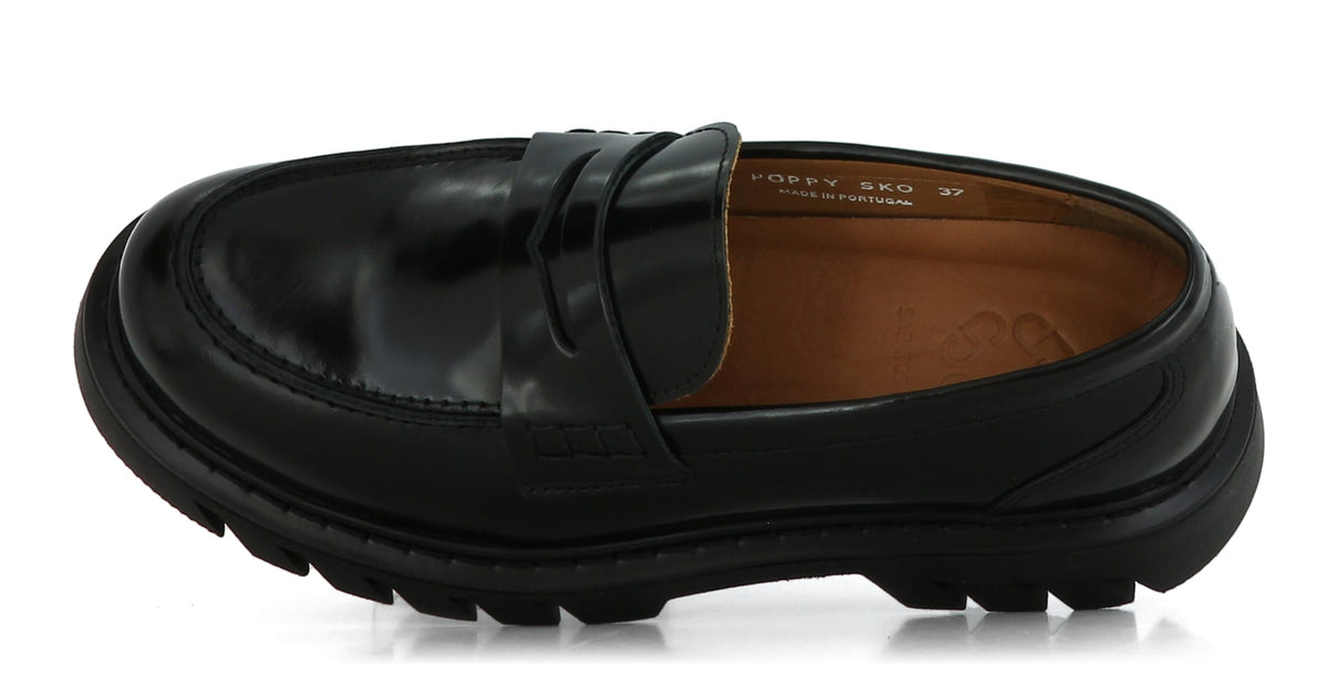 Sapatos Mokkasiner Poppy sko | Sort