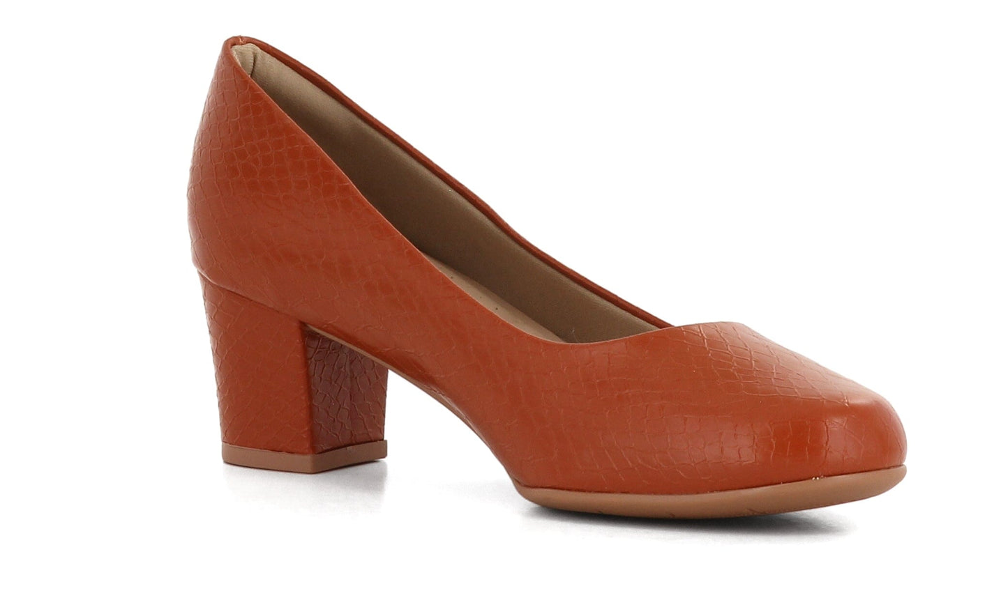 Sapatos Pumps Laura pumps Cognac Croco