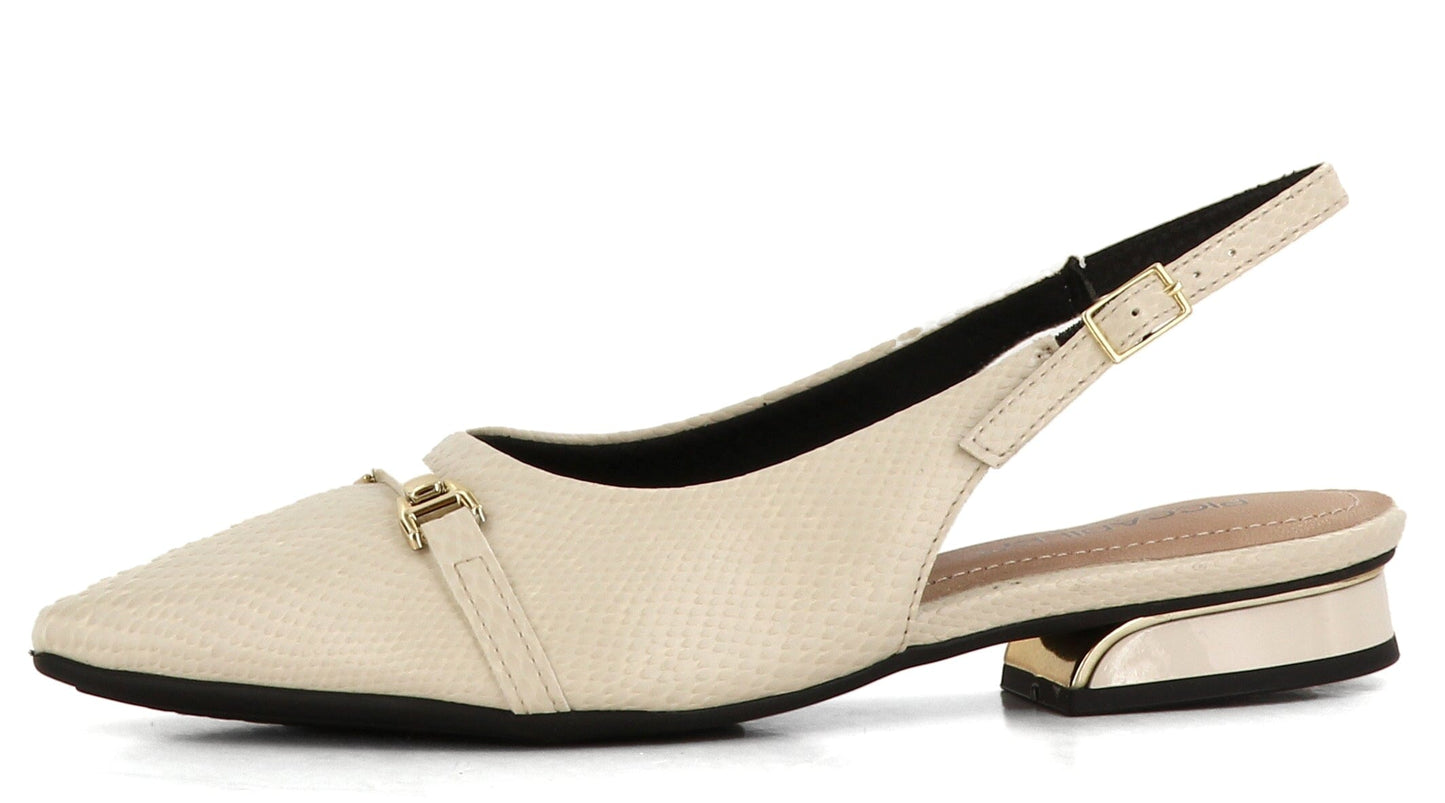 Sapatos Pumps Silvia slingback | Offwhite