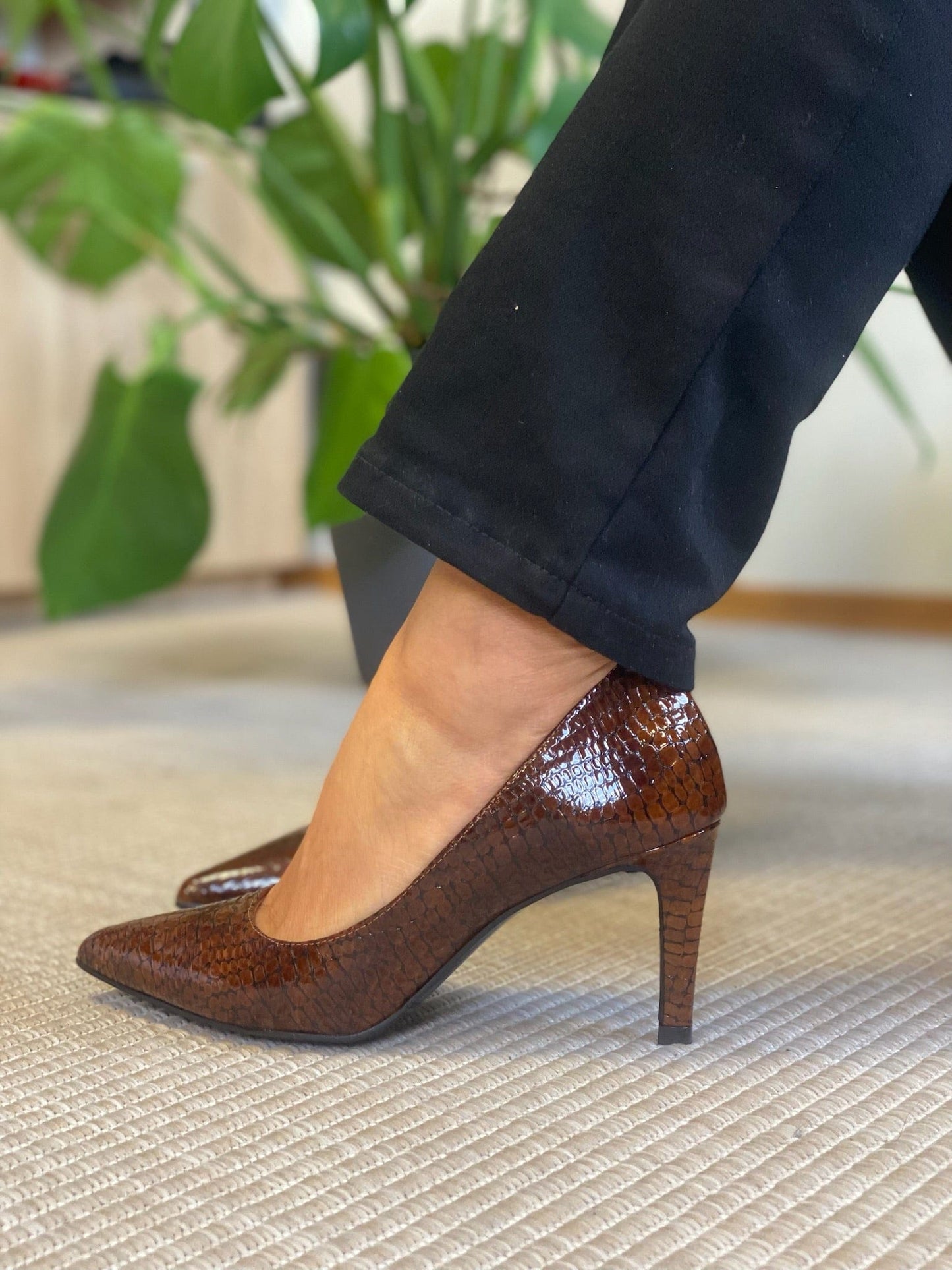 Sapatos Pumps Sval pumps | Brun croco