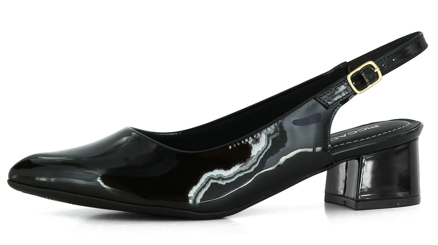 Sapatos Pumps Taya slingback | Sort lakk