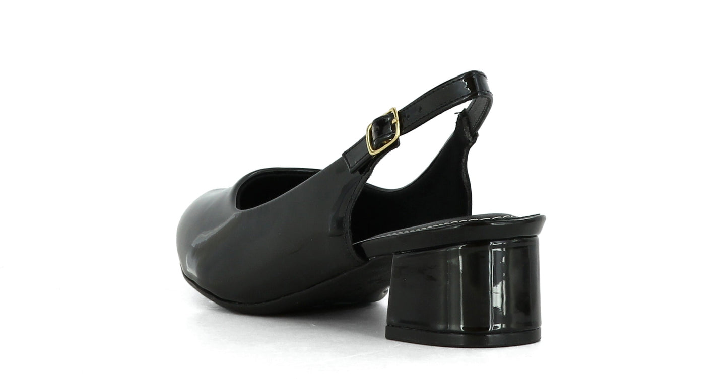 Sapatos Pumps Taya slingback | Sort lakk