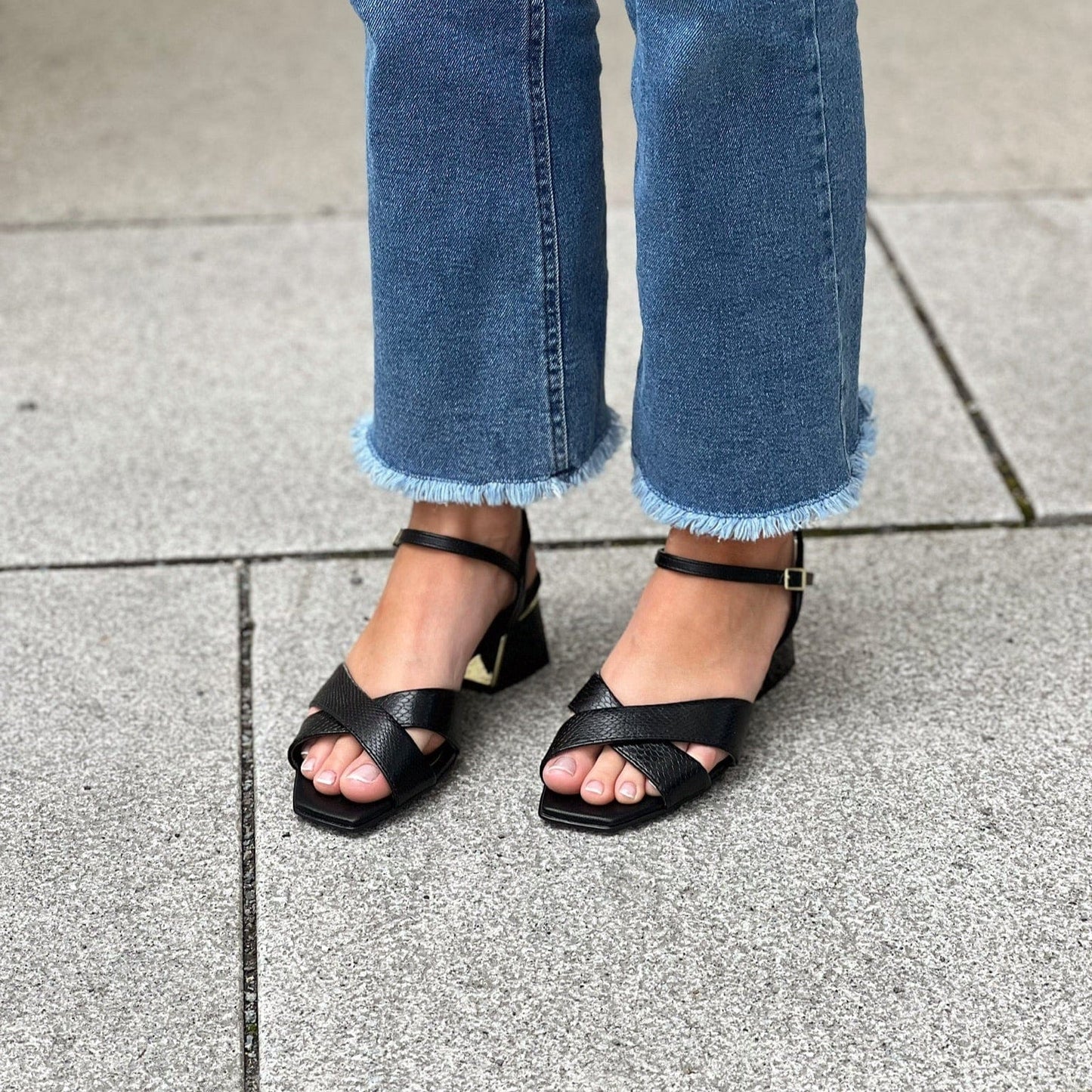 Sapatos Sandaler Rene sandal | Sort
