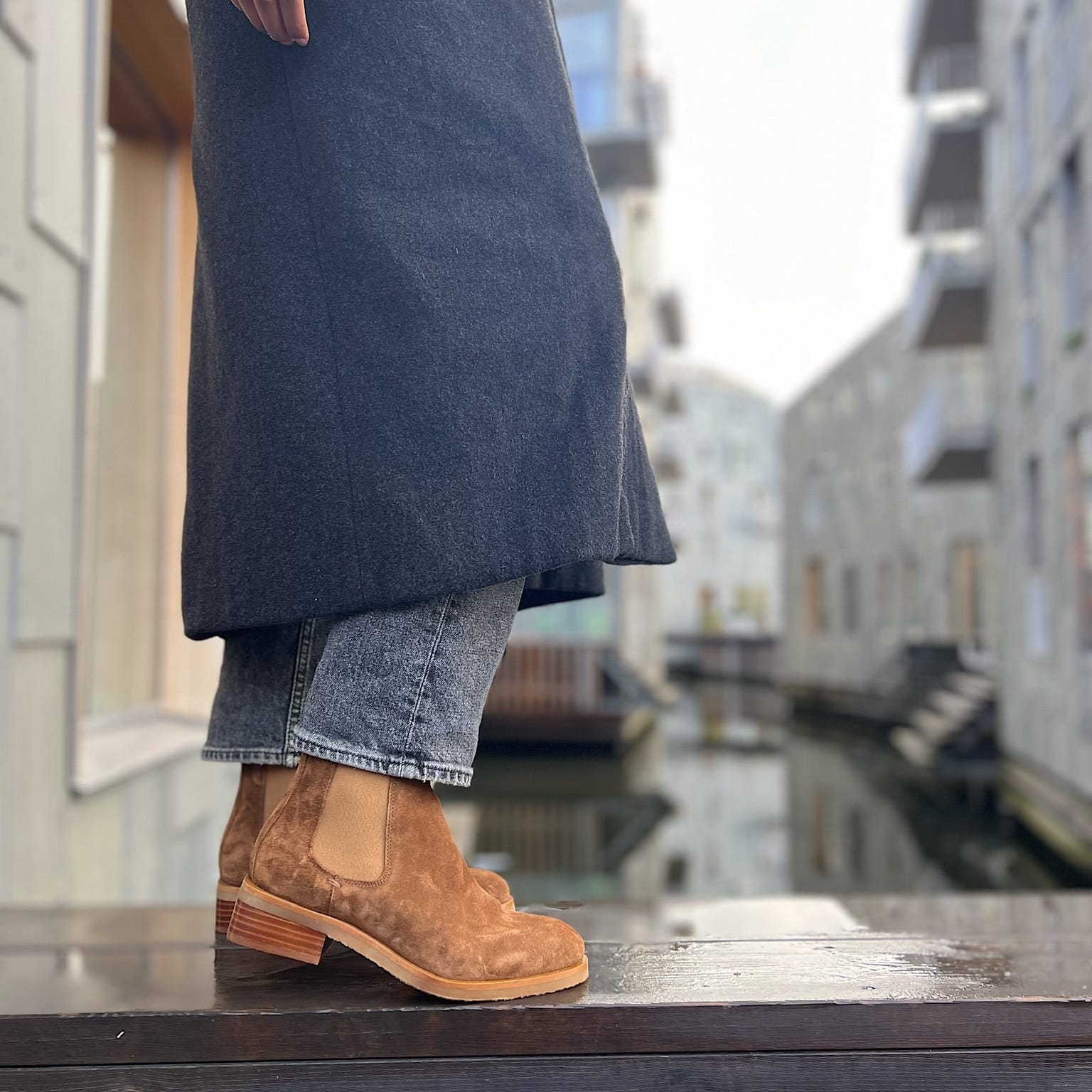 Sapatos Skoletter Annie Chelseaboots | Cognac