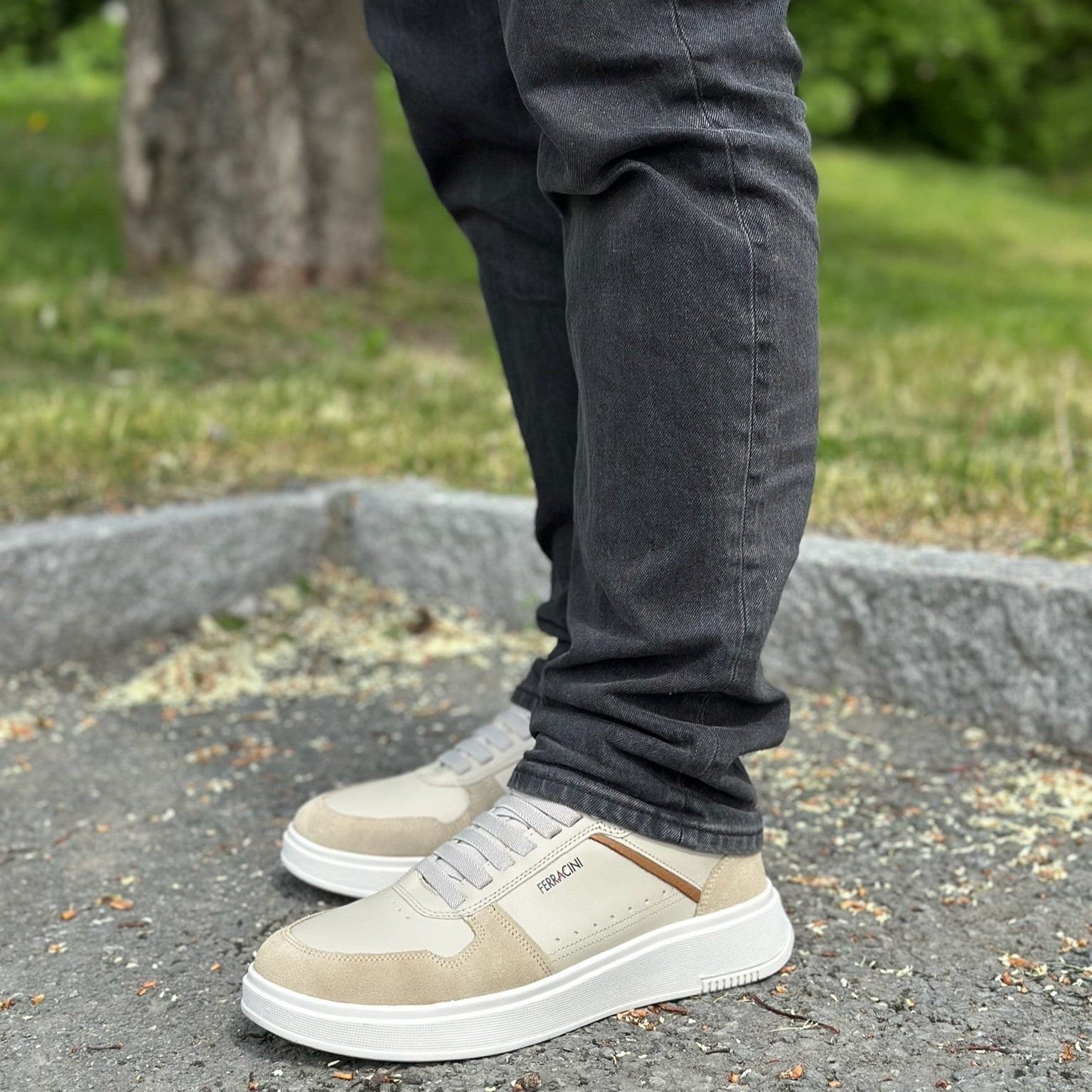 Sapatos Sneakers Logan sneaker | Beige