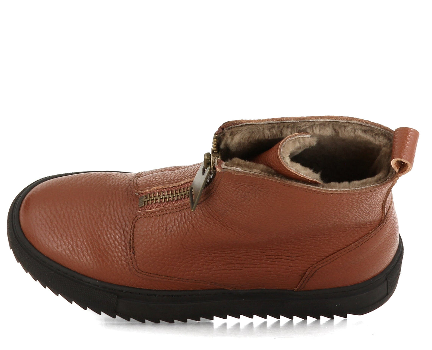 Sapatos Sneakers Molly sneaker med fór, Cognac