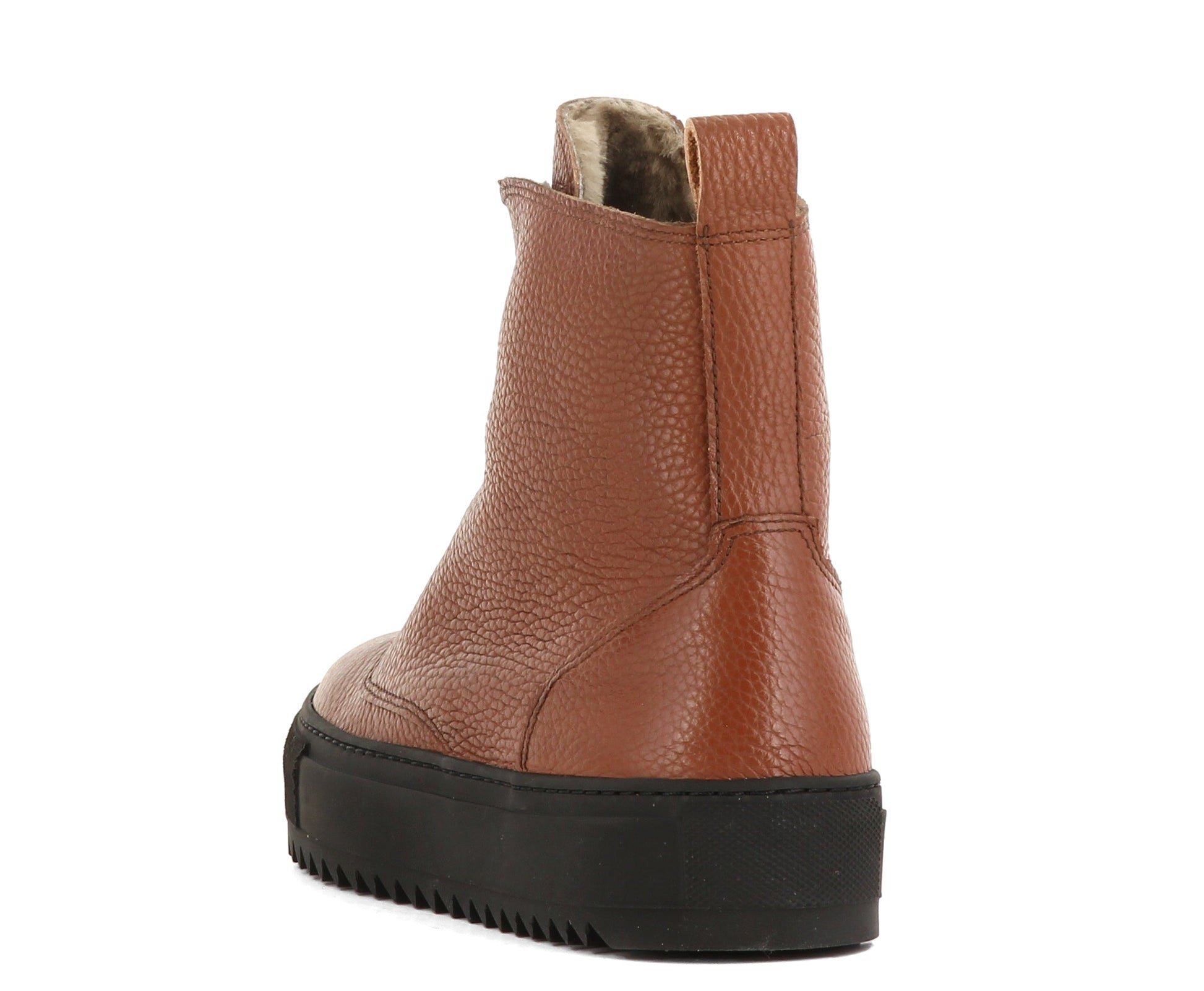 Sapatos Sneakers Molly sneaker med fór, Cognac