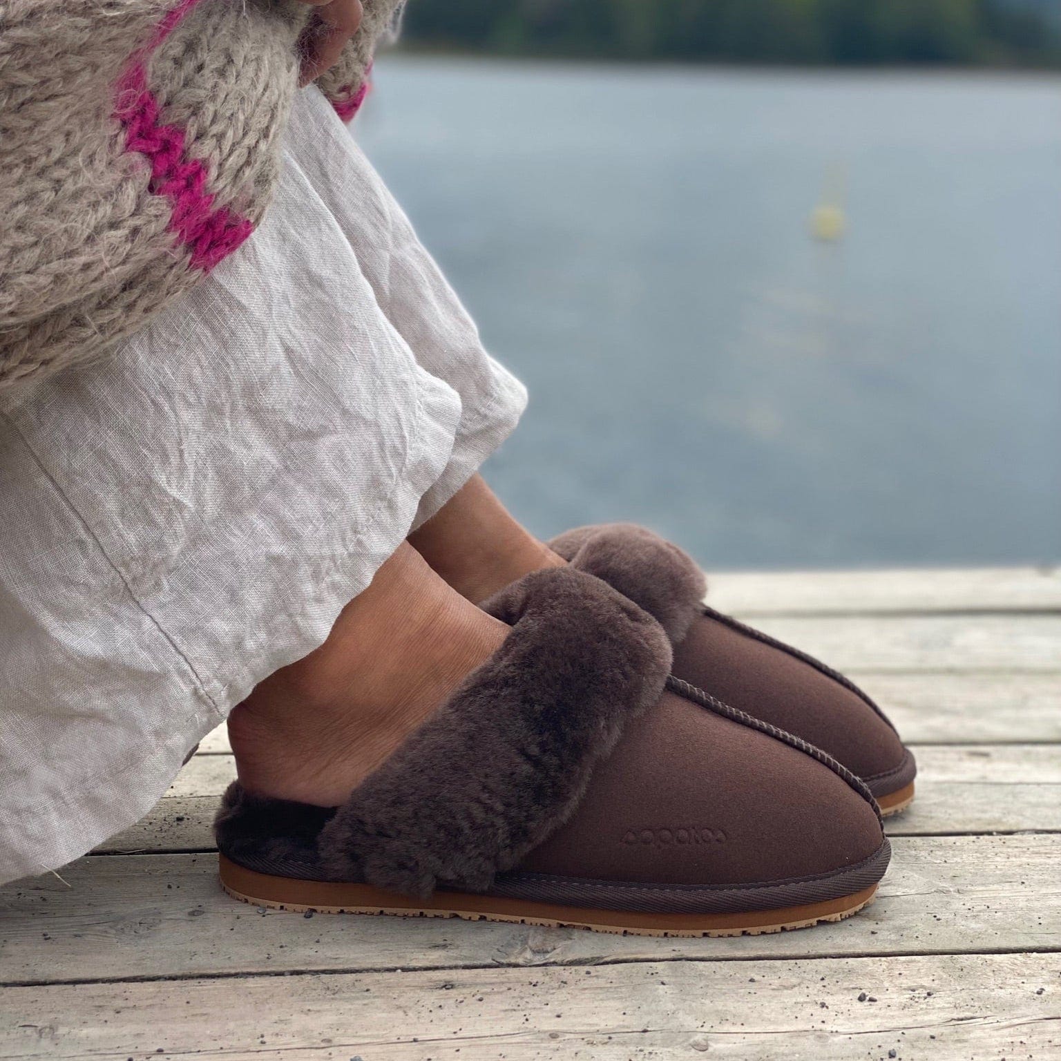 Sapatos Tøfler Røros tøffel | Brun