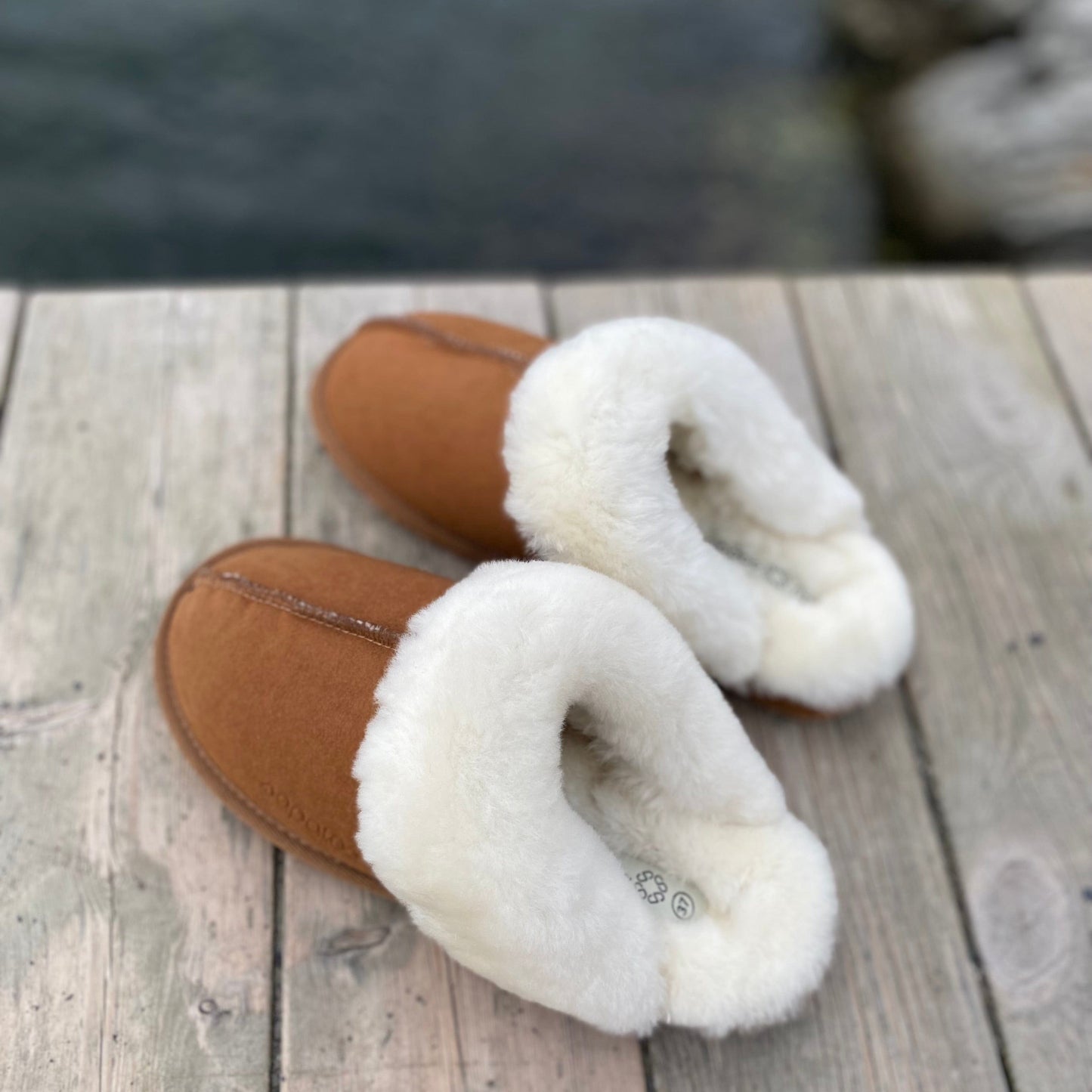 Sapatos Tøfler Røros tøffel | Cognac