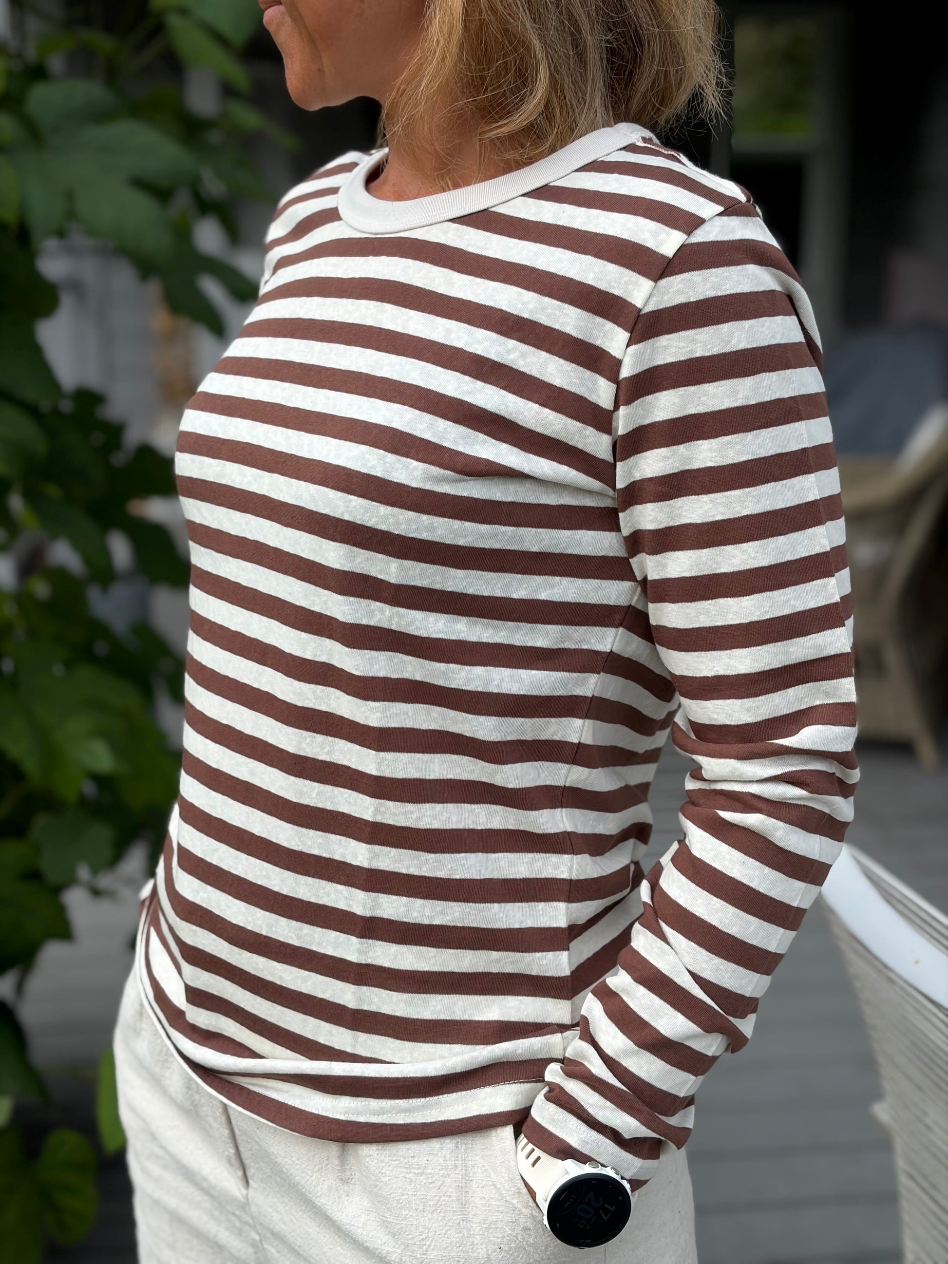 Sapatos Topper Sia longsleeve | Brun striper