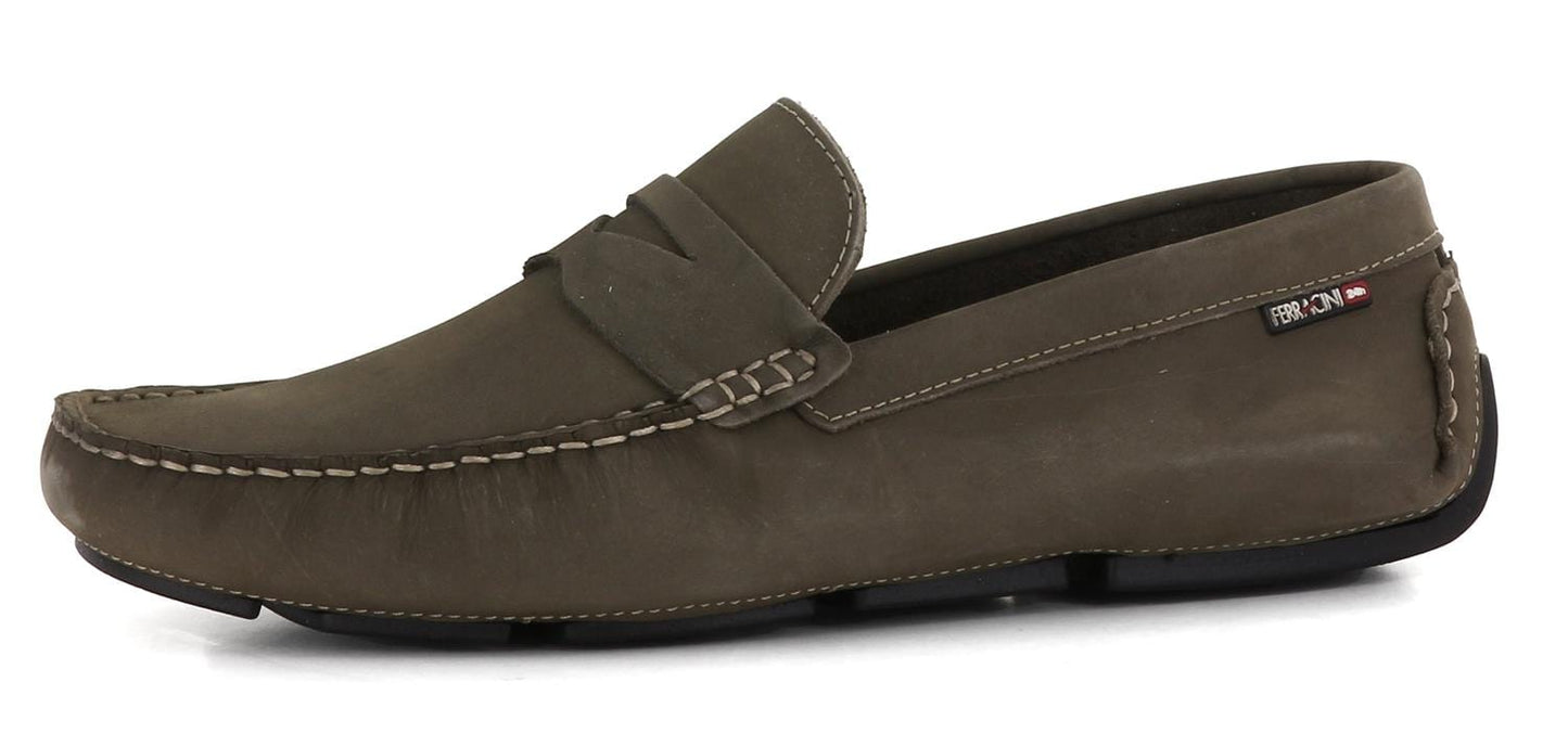 Ferracini Mokkasiner Mali mokkasin Khaki Sapatos