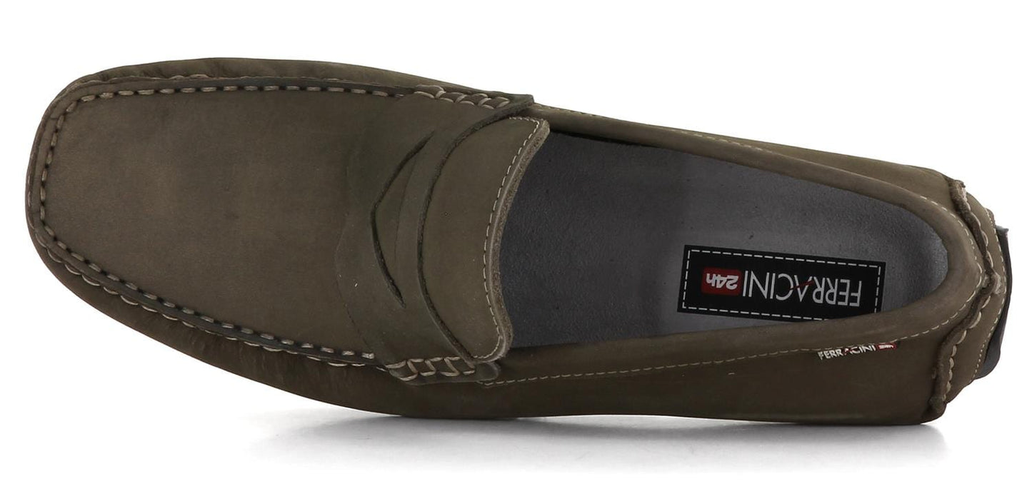 Ferracini Mokkasiner Mali mokkasin Khaki Sapatos