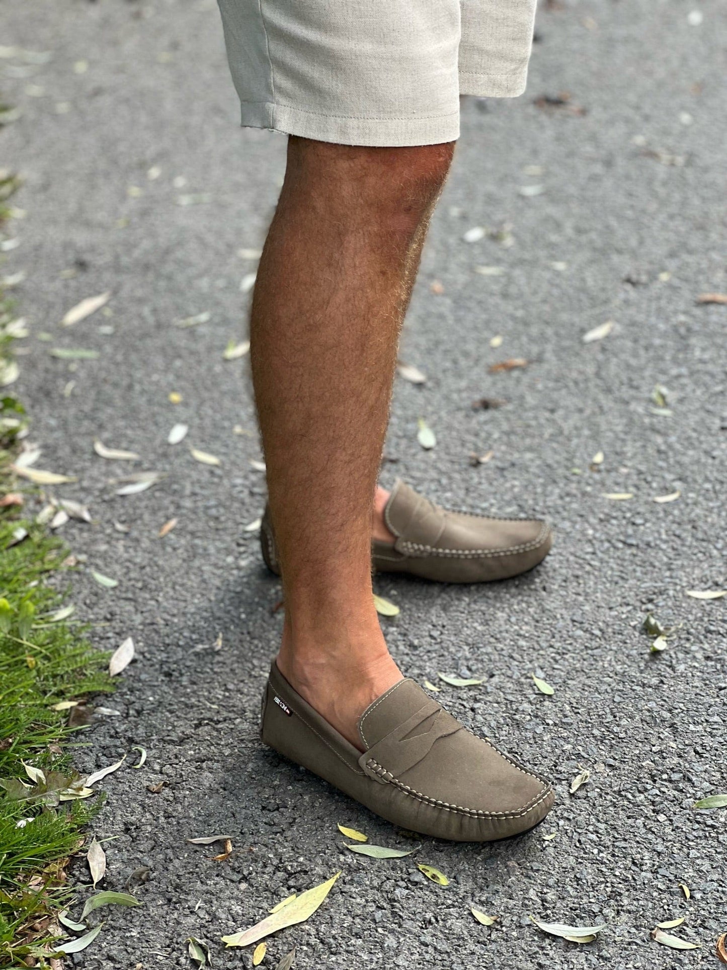 Ferracini Mokkasiner Mali mokkasin Khaki Sapatos