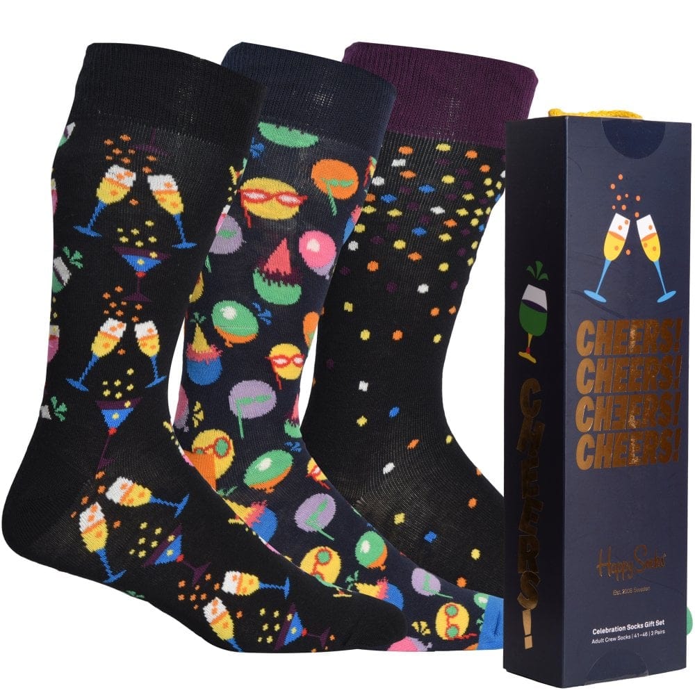Happy Socks Sokker Celebration gift box (36-40) Div Sapatos