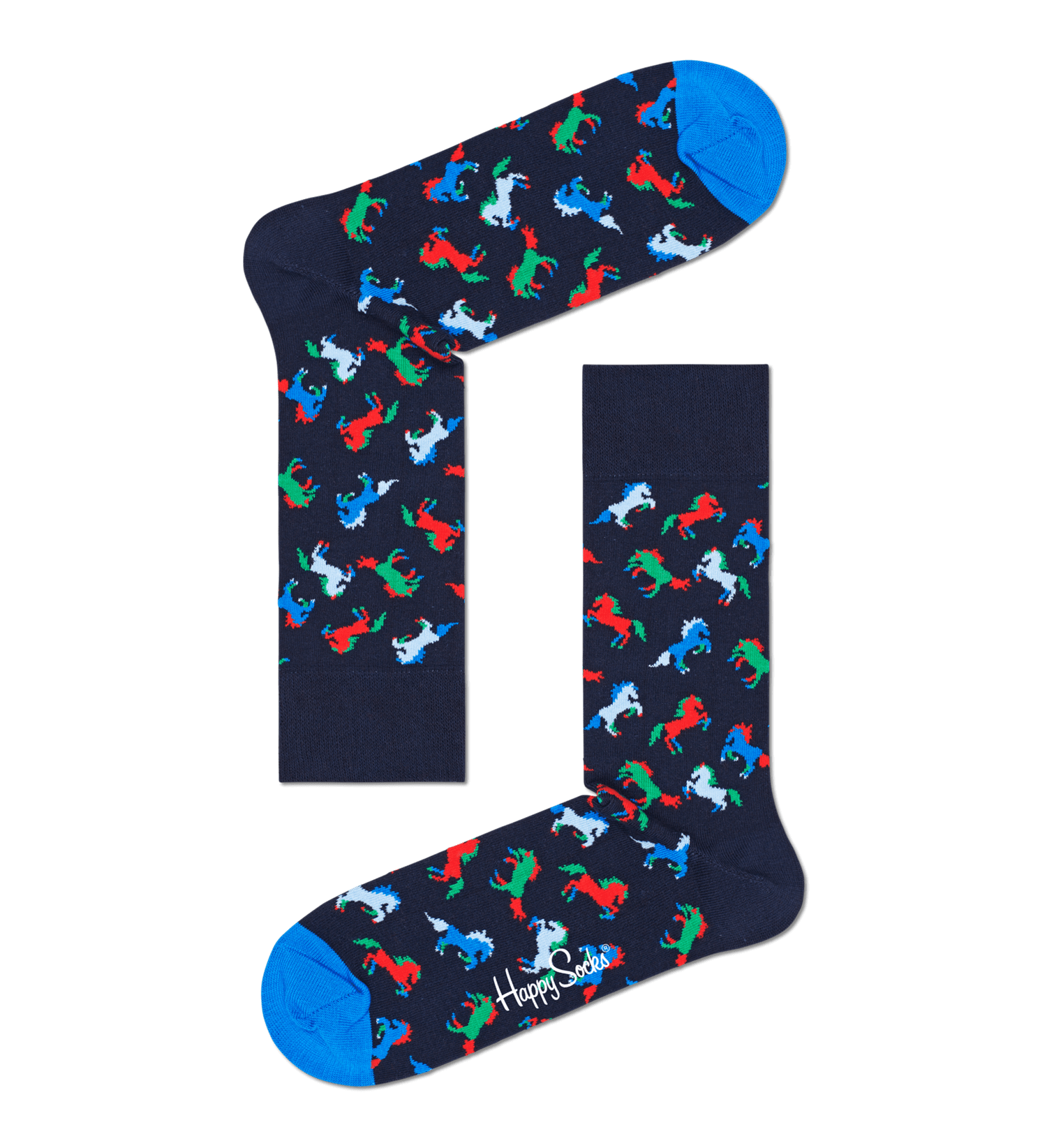 Happy Socks Sokker Horse Sock (36-40) Sort Sapatos