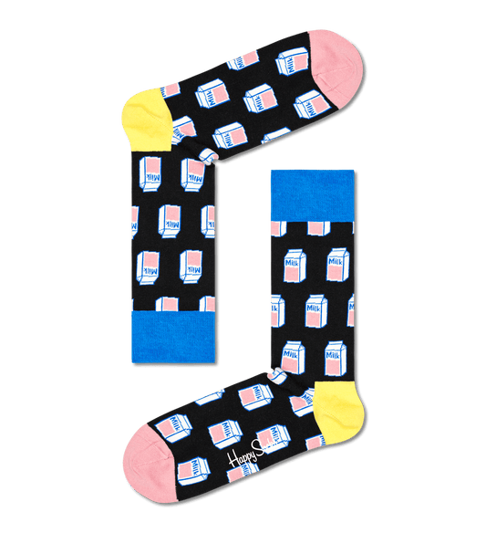 Happy Socks Sokker MILK Sock (41-46) Sort Sapatos