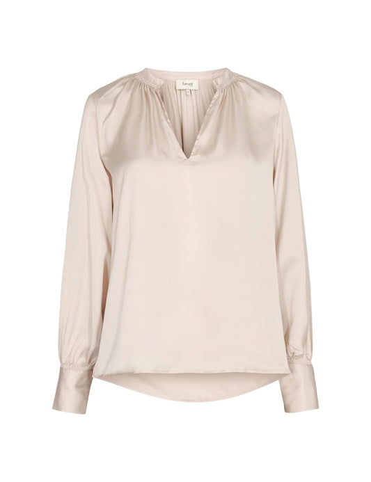 Levete Room Bluser Wave 4 Blouse Beige Sapatos