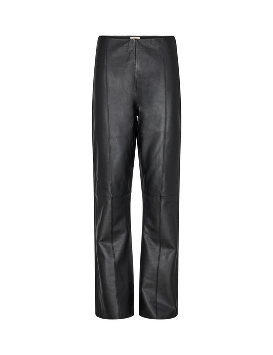 Levete Room Bukser Globa 25 leather pants Sort Sapatos