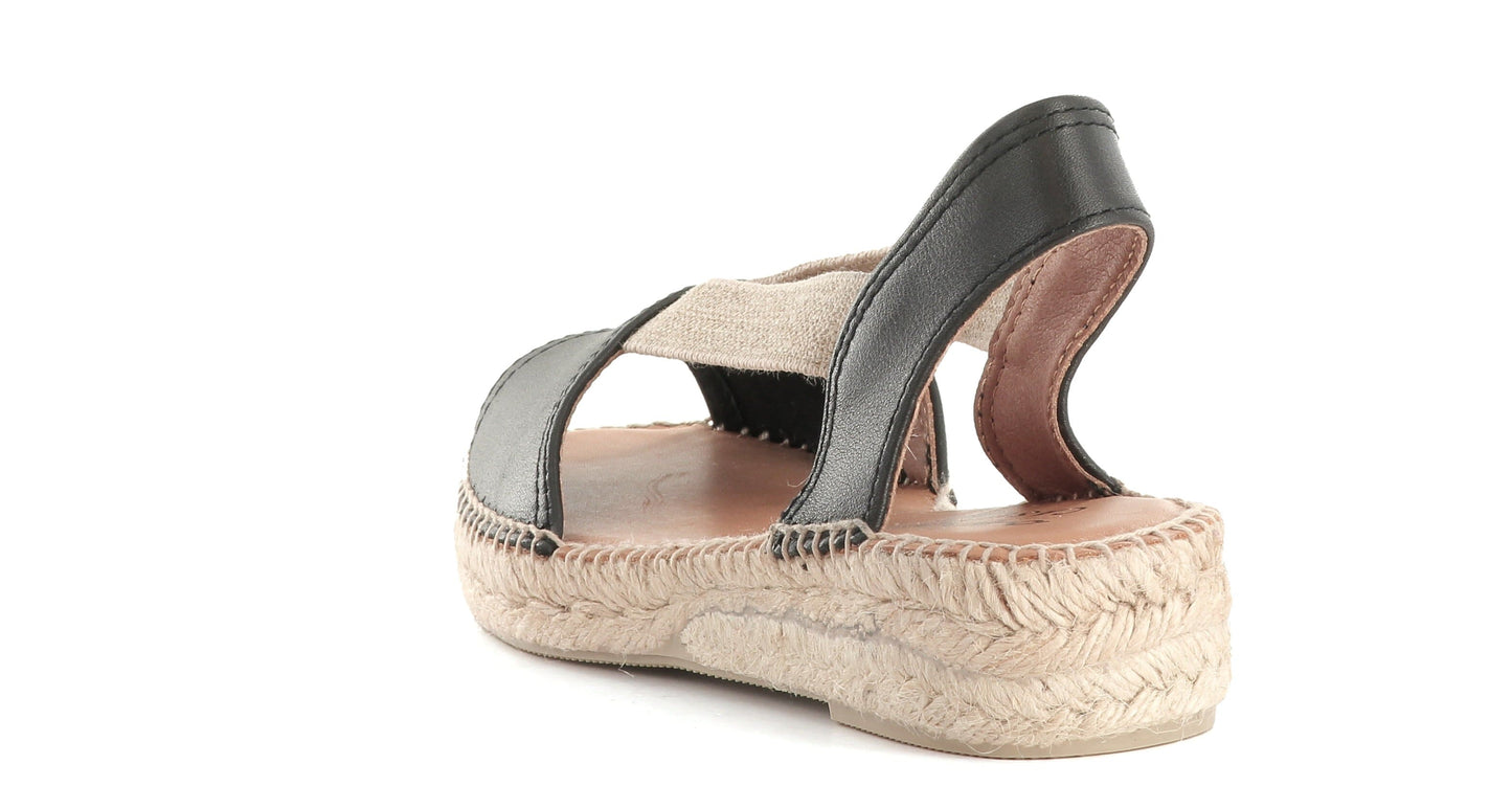 Sapatos Casual Espadrillos Demi espadrillos Sort Sapatos