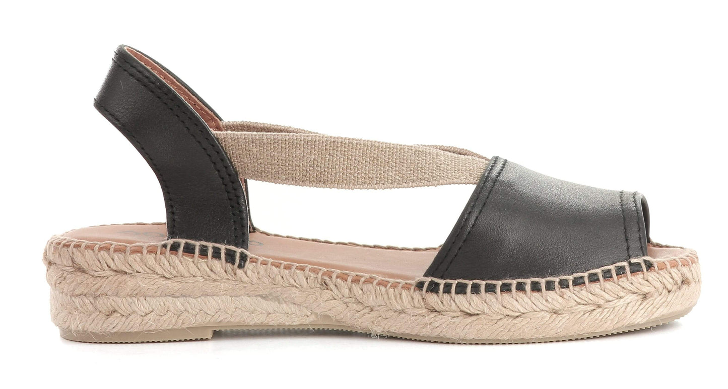 Sapatos Casual Espadrillos Demi espadrillos Sort Sapatos