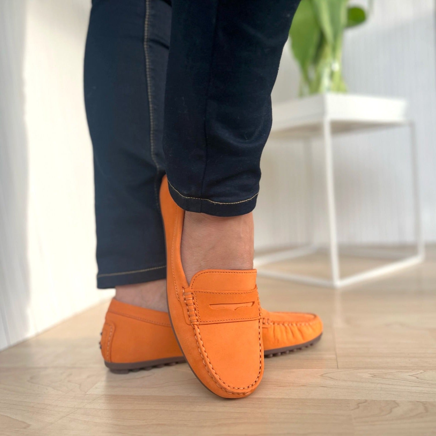 Sapatos Casual Mokkasiner Ally mokkasin Orange Sapatos