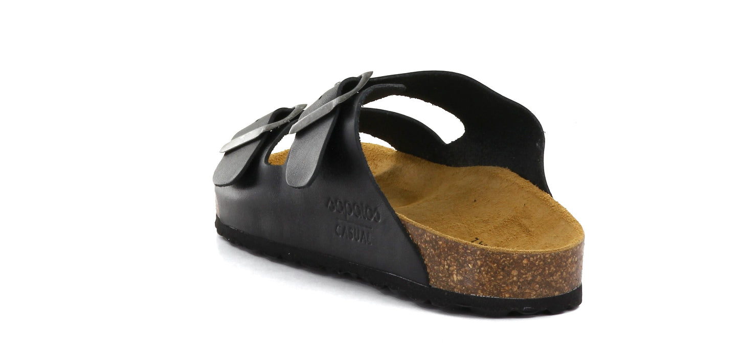 Sapatos Casual Sandaler Gary sandaler Sort Sapatos