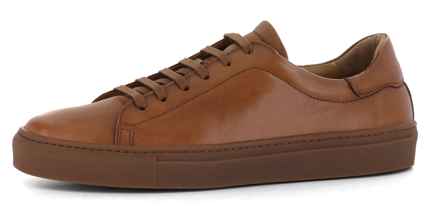 Sapatos Sneakers Jonas sneaker Cognac skinn