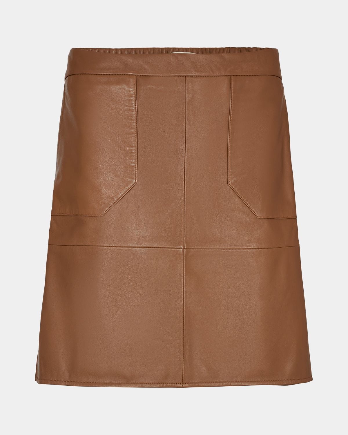 Sofie Schnoor Skjørt Leather Skirt Cognac Sapatos
