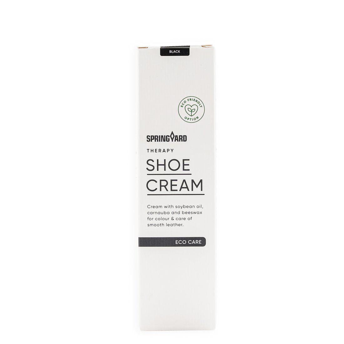 Springyard Skopleie Shoe Cream Sort Sapatos